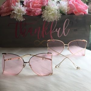 2 for $30 Oversized Butterfly Pearl Sunglasses